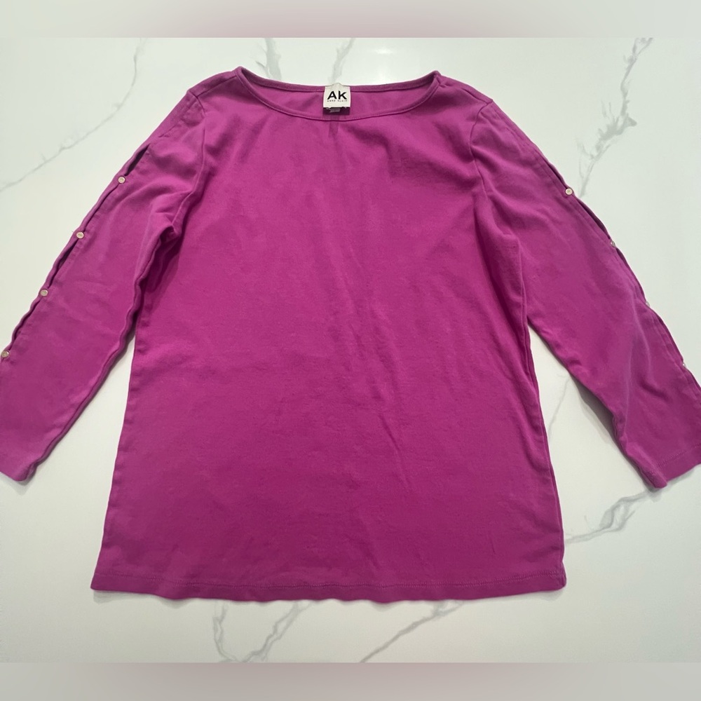 AK Purple Long Sleeve Top size medium in great condition